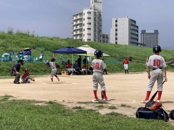 2020年８月９日　東京都学童軟式野球大会　vs 西保コンドル @ 日の出町緑地野球場（日の出グランド）